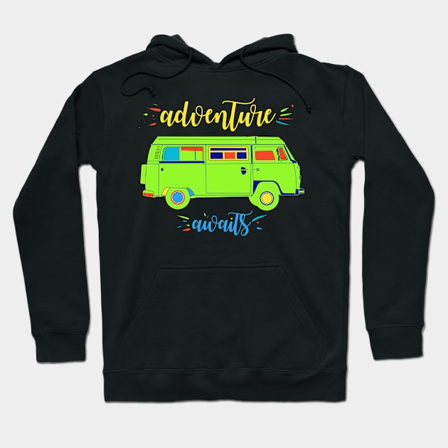 adventure awaits Hoodie by BekimART